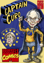 Cartoon: captain Euro (small) by jean gouders cartoons tagged euro,crisis,merkel,eu,leading,role,germany,deutschland