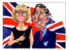 Cartoon: Charles and Camilla (small) by jean gouders cartoons tagged royal,england,uk,charles,prince,of,walesroyal,wedding,kate,william,marriage,queen,buckingham,palace,windsor,mountbatten,middleton,westminster,abbey,camilla,jean,gouderscamilla,parker,bowles