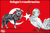 Cartoon: Erdogans tranfromation (small) by jean gouders cartoons tagged erdogan,ukraine,war,peace,talks