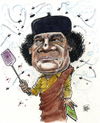 Cartoon: Khadaffi fights back. (small) by jean gouders cartoons tagged khadaffi revolution uprise libia