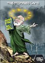 Cartoon: The promised land (small) by jean gouders cartoons tagged eu,frans,timmermans,environment,green,deal,climate,change