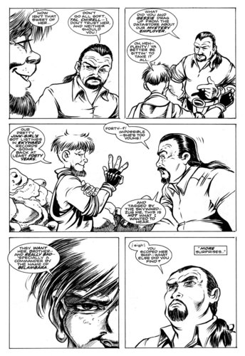 Cartoon: The rebels-FutureQuest Part 2 (medium) by delfin_barral tagged comics,comic,book,science,fiction,adventure