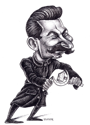 Cartoon: Stalin (medium) by lloyy tagged stalin,politcs,caricature