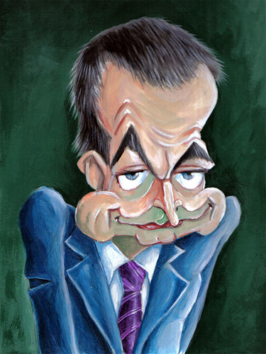 Cartoon: Zapatero (medium) by lloyy tagged president,spain,politics,caricature,famous,people