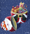Cartoon: Merry Christmas (small) by lloyy tagged merry,christmas,santa,claus