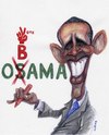Cartoon: Obama (small) by lloyy tagged barak obama osama bin laden caricature politic votes