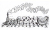 Cartoon: Toonpool Birthday (small) by lloyy tagged art,cartoon,years,succesful,happy,birthday,toonpool