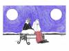Cartoon: 2 Monde (small) by ruditoons tagged night,