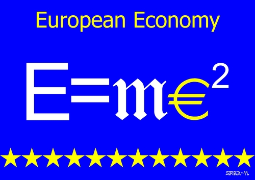 Cartoon: European Economy (medium) by srba tagged europe,euro,economy,money