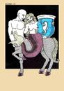 Cartoon: Happy Family (small) by srba tagged centaur mermaid seahorse