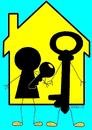 Cartoon: Key Family (small) by srba tagged keys,home,love,family