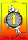Cartoon: Wheel of Fortune (small) by srba tagged tarot,cards,money