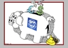 Cartoon: World pig (small) by srba tagged financial,crisis,banks,money