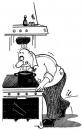 Cartoon: Ohne Worte!! (small) by irlcartoons tagged küche herd perücke kochen schreck topf essen toupet irl cartoons dunstabzugshaube hunger
