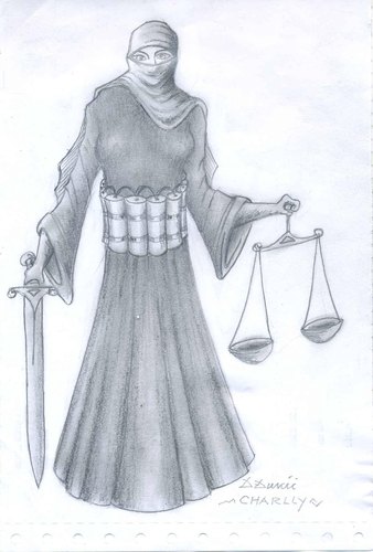 Cartoon: justice (medium) by charlly tagged justice