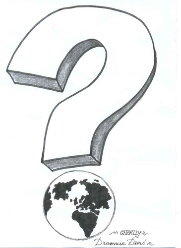 Cartoon: question of earth (medium) by charlly tagged earth