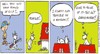 Cartoon: golfonamonday!.. (small) by noodles cartoons tagged hamish,scotty,dog,golf,sunny