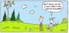 Cartoon: Hamish loves golf!.. (small) by noodles cartoons tagged hamish,scotty,dog,golf,ramsay,brown,trees