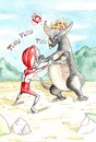 Cartoon: Ultraman vs Gamera (small) by MonitoMan tagged ultraman,gamera