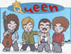 Cartoon: Queen (small) by isacomics tagged isacomics isa comics music