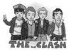 Cartoon: The Clash comics (small) by isacomics tagged isacomics isa comics music clash