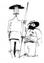 Cartoon: Don Quixote (small) by Mihail tagged don,quixote