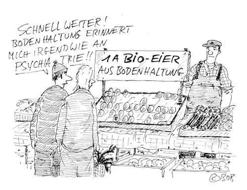 Cartoon: o.T. (medium) by Christian BOB Born tagged psychiatrie,zwangsmaßnahmen,patient,arzt,psychiatrie,zwangsmaßnahmen,patient,arzt
