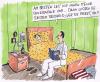 Cartoon: Ausgeliefert (small) by Christian BOB Born tagged pflegenotstand,märchenstunde,sterbehilfe