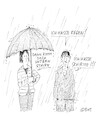Cartoon: Hass (small) by Christian BOB Born tagged regen,wetter,schirm,wasser,hass,laune