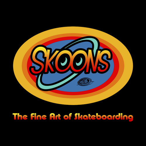 Cartoon: SKOONS-Skateboarding (medium) by elle62 tagged skateboard,sport,company,logo