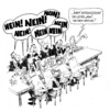 Cartoon: NEIN NEIN und nochmals NEIN (small) by kama tagged konfliktlöungen,politisches,verständnis,koalitionsverhandlungen,koalitionen,nein,protokoll