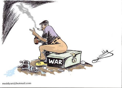 Cartoon: peace (medium) by drmeddy tagged peace