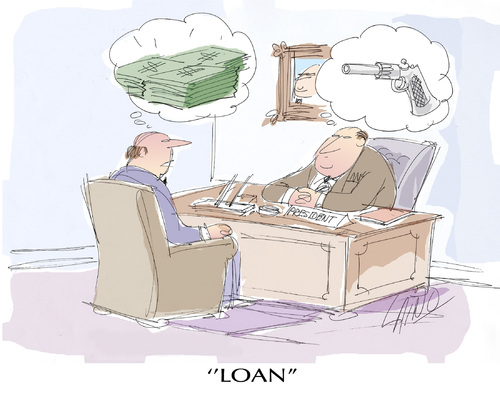 Cartoon: Loan (medium) by LAINO tagged loan