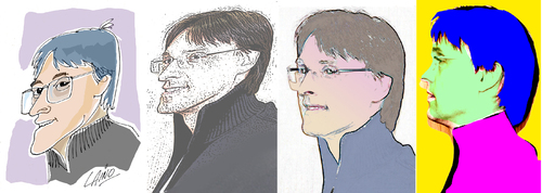 Cartoon: portrait pitch (medium) by LAINO tagged portraitpitch