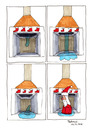 Cartoon: W-1000 (small) by Blogrovic tagged adventskalender terminator 1000 kamin weihnachtsmann santa chimney