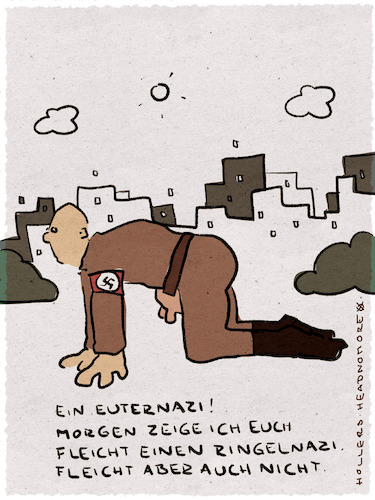 Cartoon: Euternazi (medium) by hollers tagged euter,nazi,rechtsradikale,afd,braun,neonazi,höcke,hollers,euter,nazi,rechtsradikale,afd,braun,neonazi,höcke,hollers