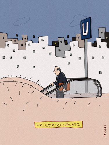 Cartoon: Friedrichsplatz (medium) by hollers tagged ubahn,friedrich,merz,ubahnhof,friedrichsplatz,arsch,kanzler,ubahn,friedrich,merz,ubahnhof,friedrichsplatz,arsch,kanzler