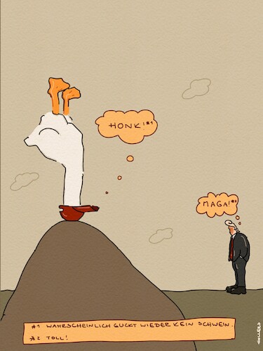 Cartoon: Zitat Waechter (medium) by hollers tagged fk,waechter,trump,gans,maga,schwein,cartoon,demokratie,fk,waechter,trump,gans,maga,schwein,cartoon,demokratie