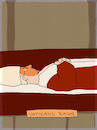 Cartoon: Rache (small) by hollers tagged papst,trump,papstbild,orange,selbstbräuner,rache