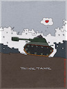 Cartoon: think tank (small) by hollers tagged think,tank,krieg,liebe,panzer,israel,libanon,palästina,ukraine,russland,herz,tod,esoterik,militär