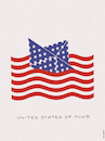 Cartoon: USM (small) by hollers tagged vereinigte,gemütszustände,usa,untergang,schiff,flagge,verzweiflung,trump,republikaner,korruption,minderheiten,menschenrechte