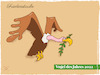 Cartoon: Vogel des Jahres (small) by hollers tagged geier,friedenstaube,vogel,des,jahres,ölzweig,krieg,frieden