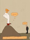 Cartoon: Zitat Waechter (small) by hollers tagged fk,waechter,trump,gans,maga,schwein,cartoon,demokratie