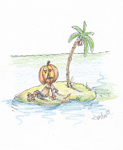 Cartoon: Helloween (medium) by Erki Evestus tagged halloween