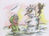 Cartoon: Nudist? (small) by Erki Evestus tagged winter,nudist,snow,snowman