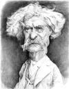 Cartoon: Mark Twain (small) by salnavarro tagged caricature pencil literature icon mark twain
