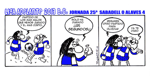 Cartoon: Division Maldita 25 (medium) by rebotemartinez tagged liga,adelante,sabadell