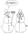 Cartoon: Angeber (small) by besscartoon tagged winter,schneemann,arzt,doktor,angeber,bess,besscartoon