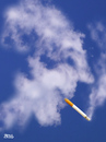 Cartoon: cloud face 9 (small) by besscartoon tagged wolken,himmel,raucher,rauchen,zigarette,bess,besscartoon