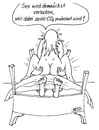 Cartoon: Das auch noch... (small) by besscartoon tagged paar,sex,co2,umweltschutz,klimawandel,bess,besscartoon